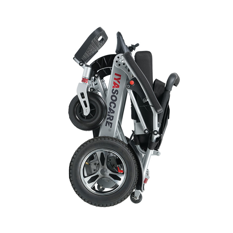 YSE130M Aluminum Power Folding Wheelchair