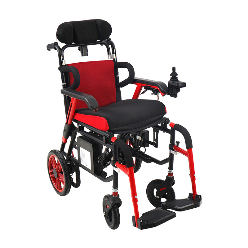 YSE402 Aluminum Folding Electric Children Wheelchair