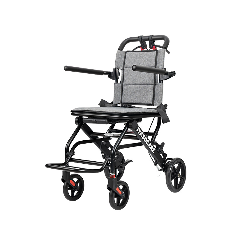 YSM2031 Lightweight Folding Airplane Travel Wheelchair