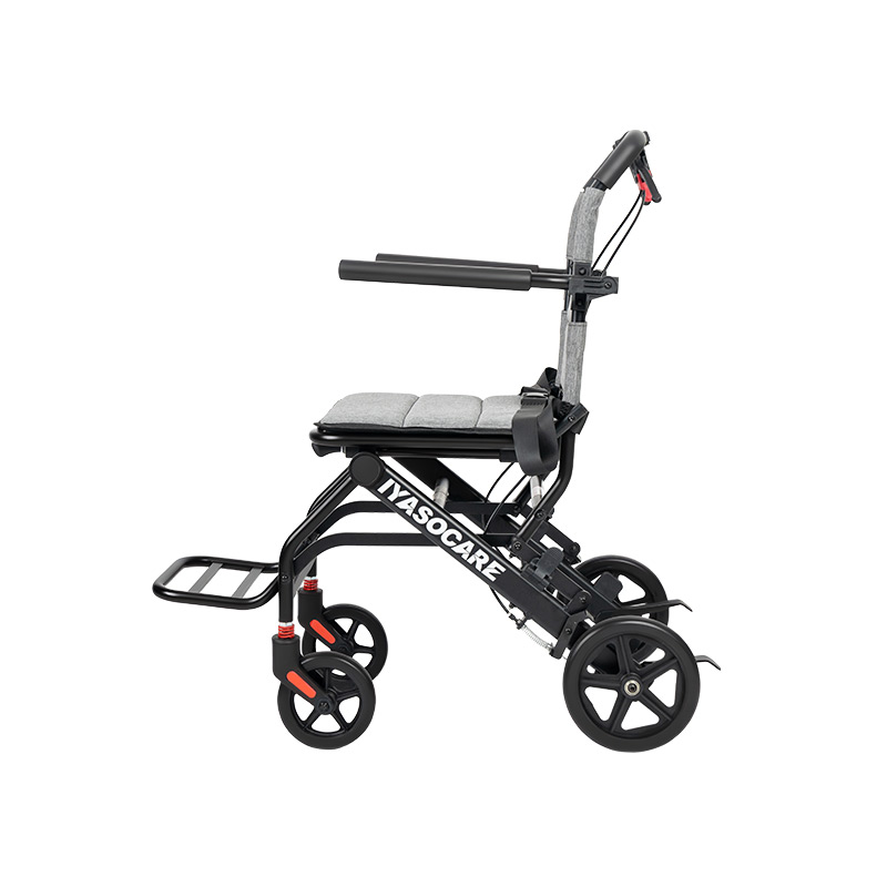 YSM2031 Lightweight Folding Airplane Travel Wheelchair
